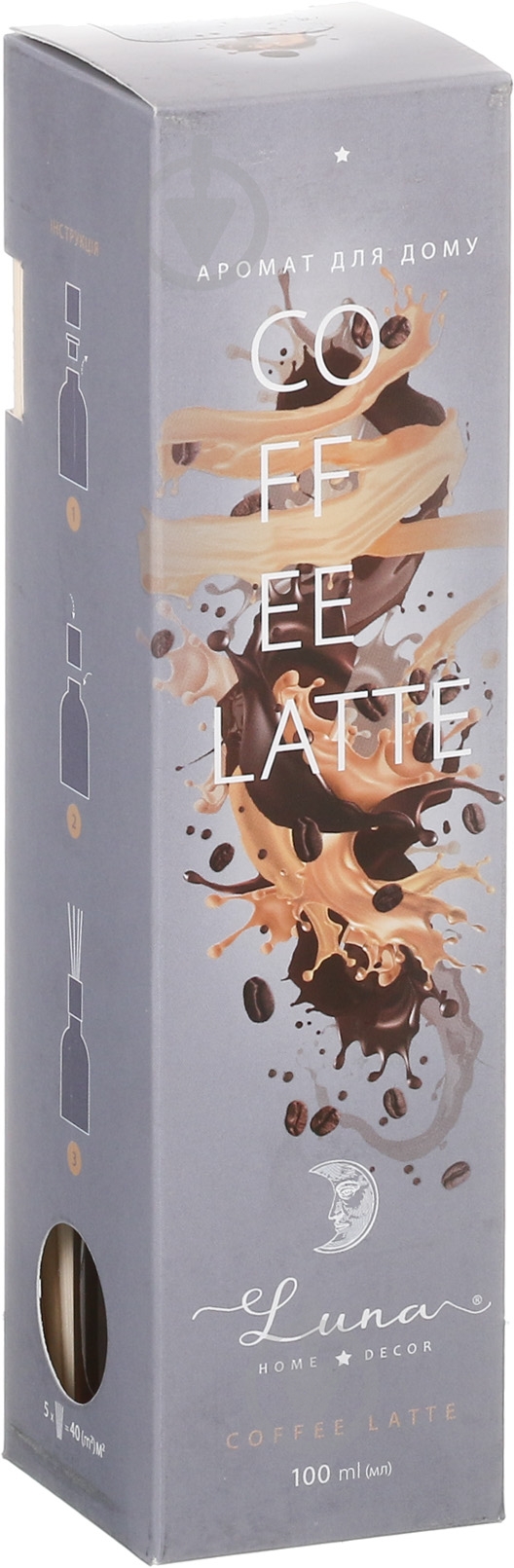 Аромадиффузор для дома Luna Coffee Late 100 мл - фото 2 Аромадиффузор для дома Luna Coffee Late 100 мл - фото 2