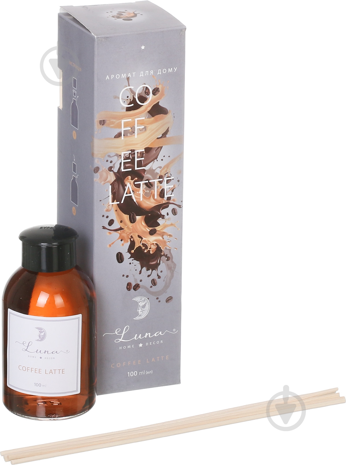 Аромадиффузор для дома Luna Coffee Late 100 мл - фото 1 Аромадиффузор для дома Luna Coffee Late 100 мл - фото 1