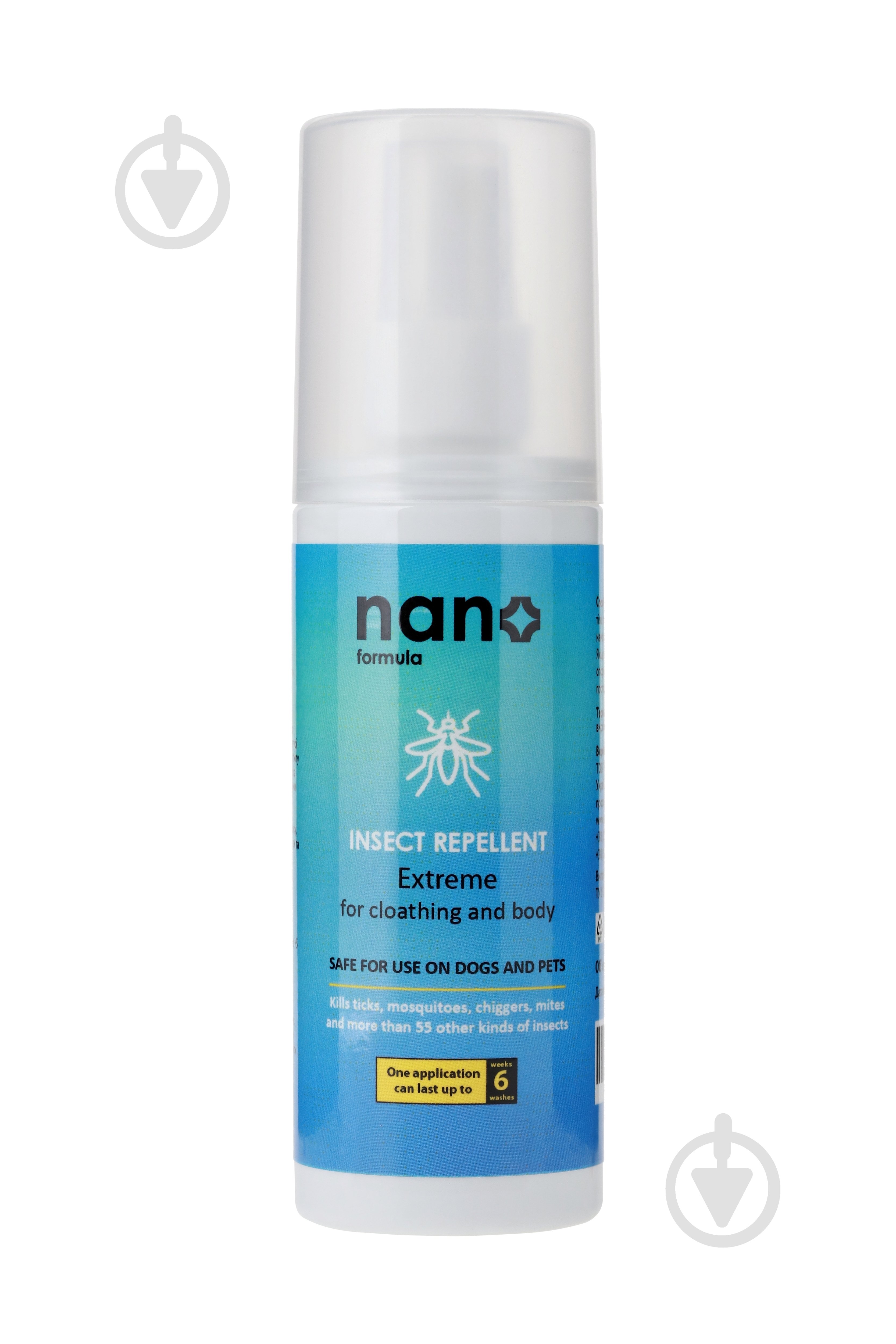 Засіб від комах Nano Formula insect repellent extreme 100 мл - фото 1