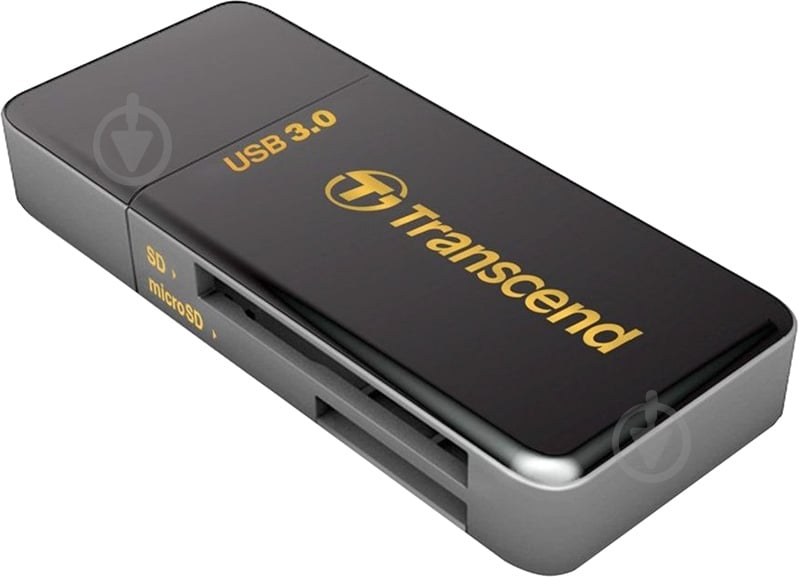 Кардрідер Transcend USB 3.0 black (TS-RDF5K) - фото 1