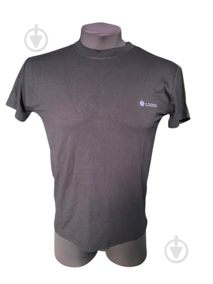 Футболка LOGOS-Tac из вискозы 04-09-00-0096 р.M черный - фото 1