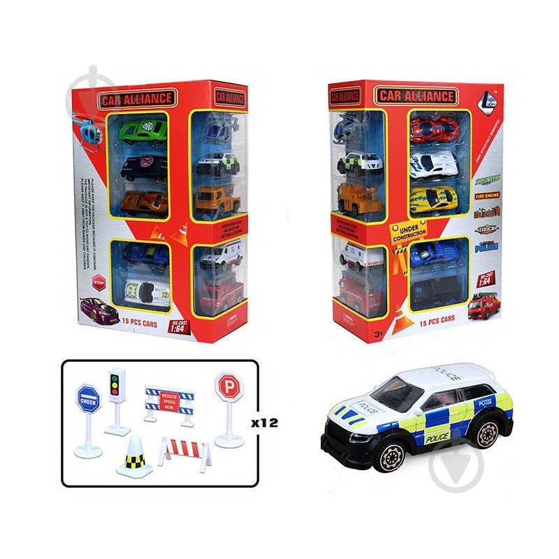 Набор машинок Shantou 1:64 XG879-232 - фото 1