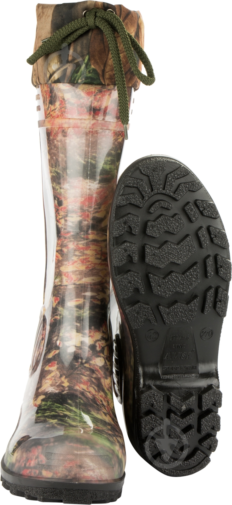 Сапоги Alisa Line Лес с манжетой, утепленные р. 42 - фото 3