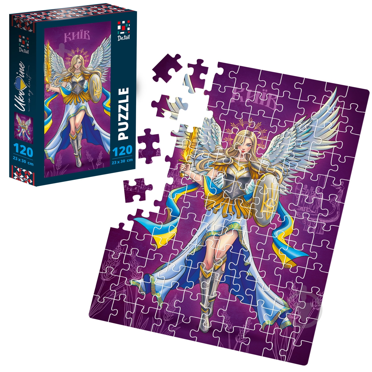 Пазлы картонные De.tail Киев DT100-17 - фото 3