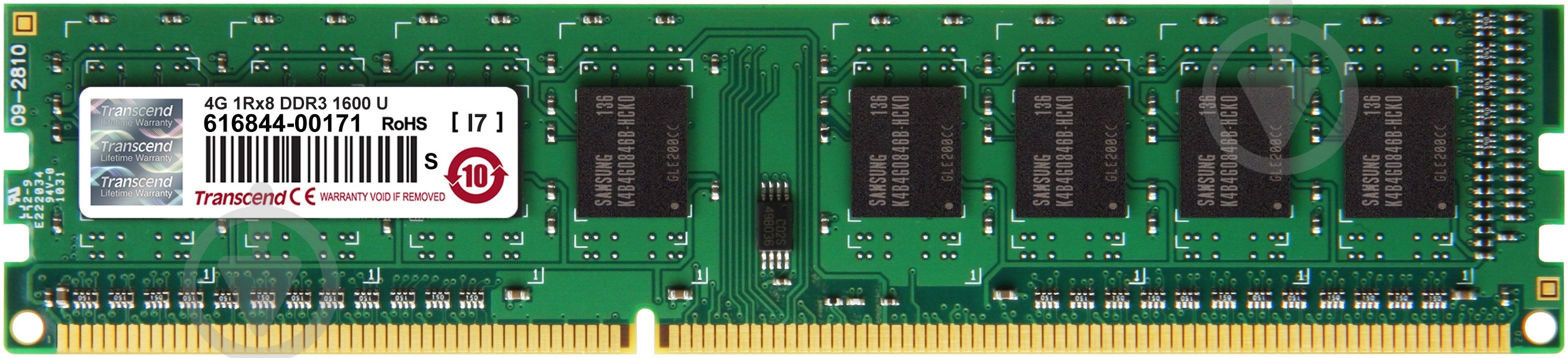 Оперативная память TRANSCEND DDR3 SDRAM 4 GB (1x4GB) 1600 MHz (TS512MLK64V6H) - фото 1 Оперативная память TRANSCEND DDR3 SDRAM 4 GB (1x4GB) 1600 MHz (TS512MLK64V6H) - фото 1