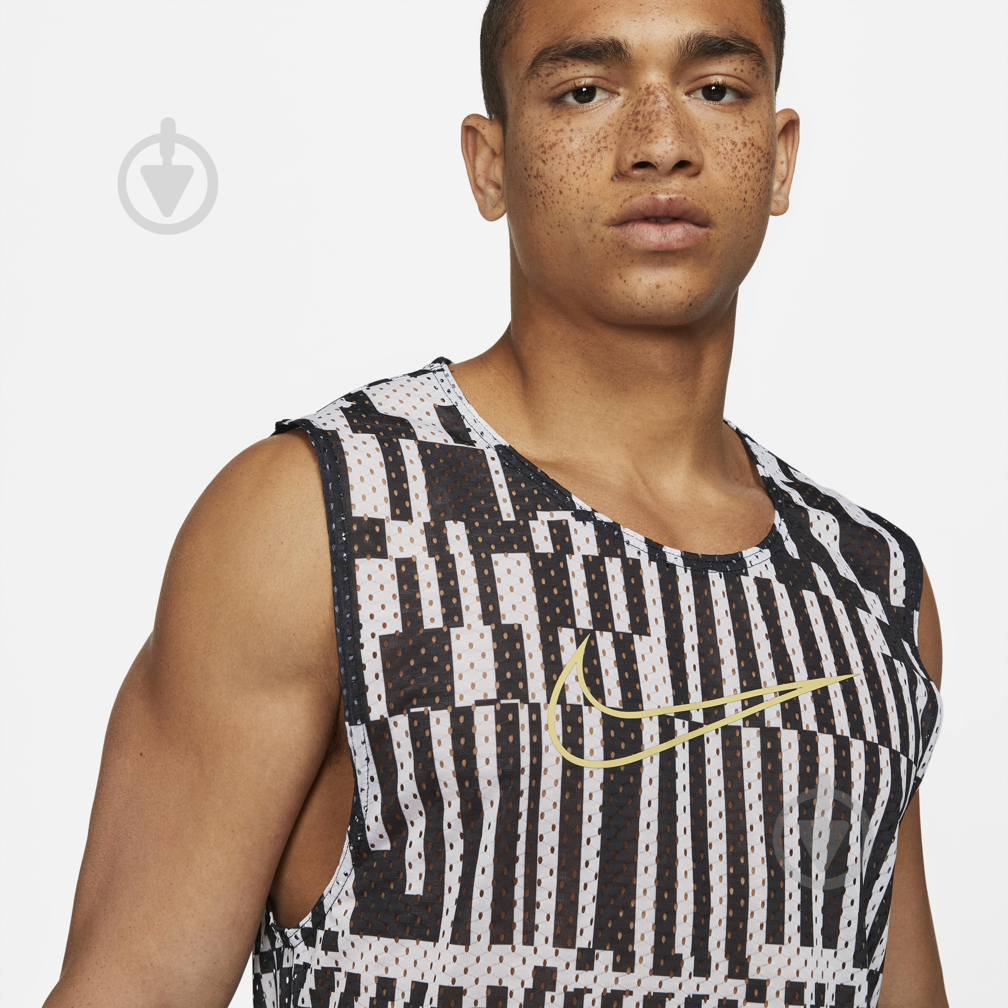 Майка Nike M NK ACD BIB SA CZ0980-100 р.M белый - фото 3