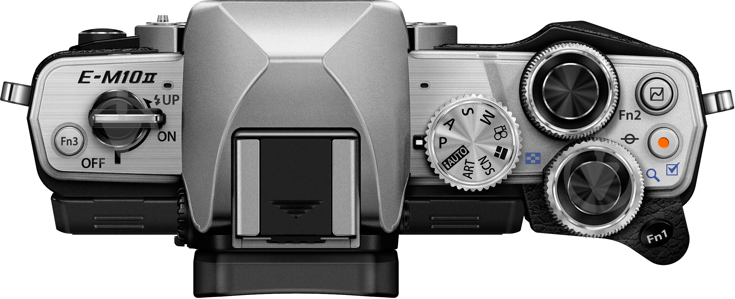 Фотоапарат Olympus OM-D E-M10 Mark II Body silver - фото 11