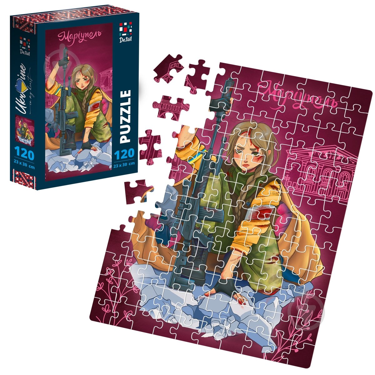 Пазлы картонные De.tail Мариуполь DT100-20 - фото 3