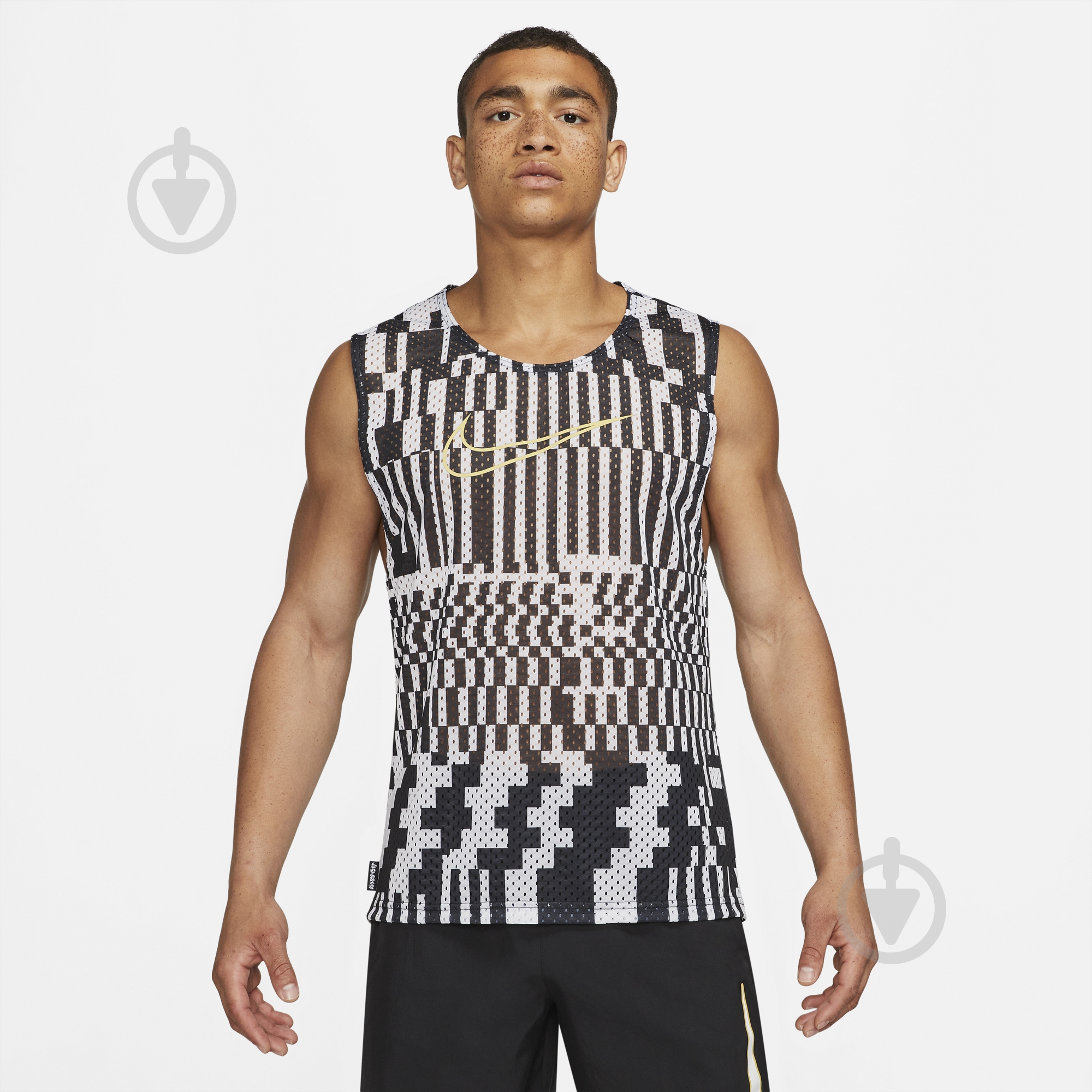 Майка Nike M NK ACD BIB SA CZ0980-100 р.S білий - фото 1 Майка Nike M NK ACD BIB SA CZ0980-100 р.S білий - фото 1