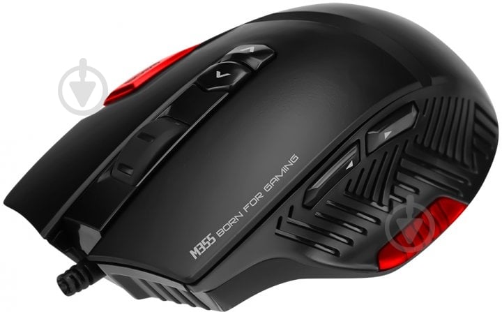 Миша Marvo M355 7colors-LED USB Black (M355) - фото 2
