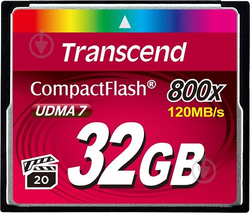 Карта памяти Transcend CF 32GB (TS32GCF800) - фото 1