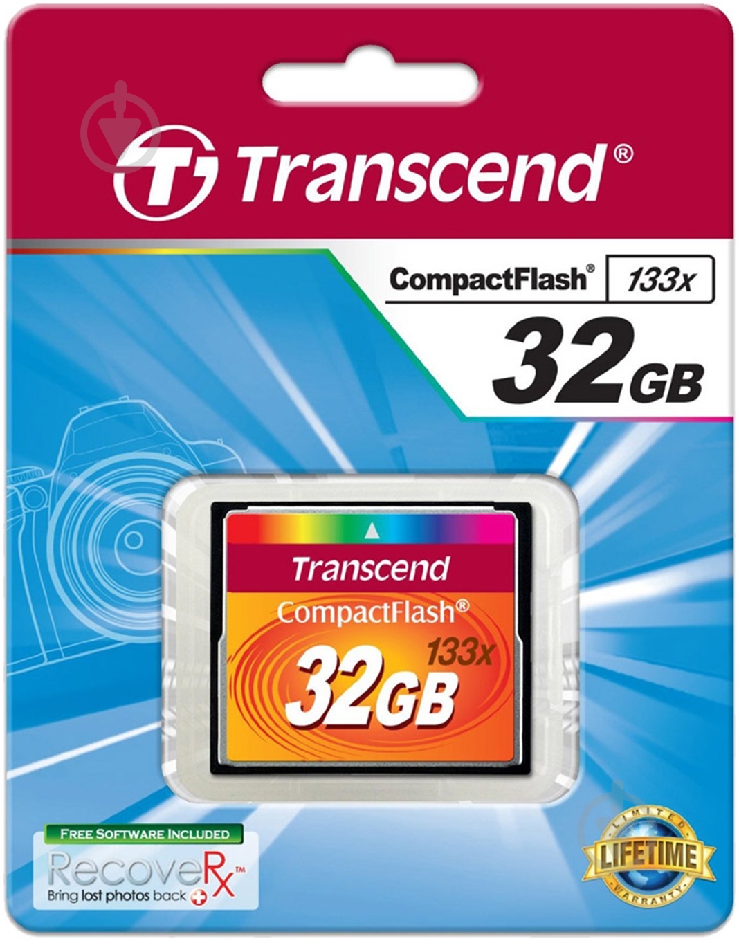 Карта пам'яті Transcend CF 32GB(TS32GCF133) - фото 2