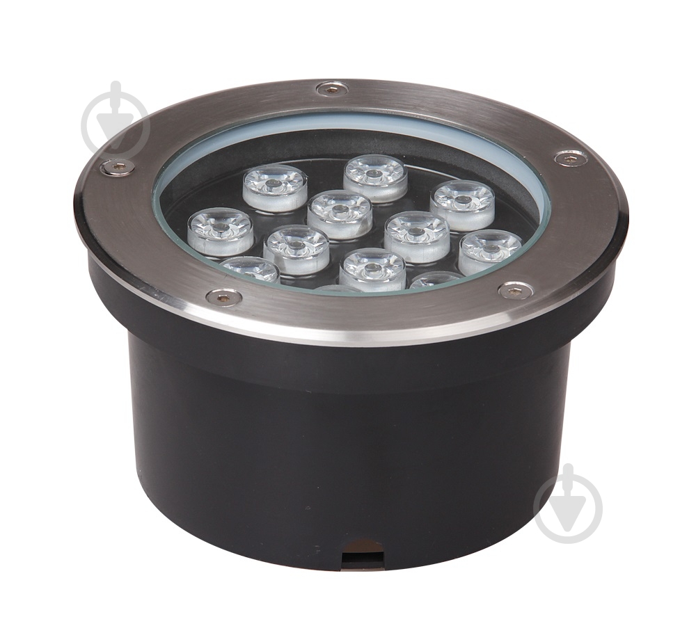 Грунтовая подсветка Jazzway LED PGR R180 4000 K 12 Вт хром - фото 1