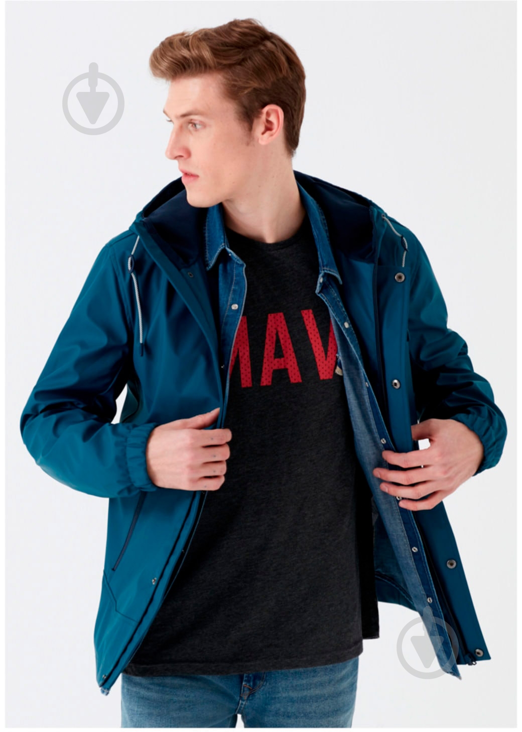 Куртка мужская демисезонная Mavi HOODED JACKET 010240-30645 р.S - фото 3