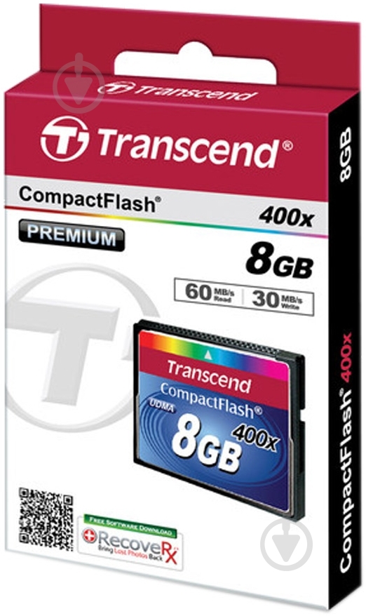 Карта памяти Transcend CF 8GB (TS8GCF400) - фото 2