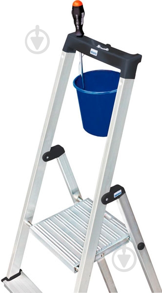 Лестница-стремянка Krause Solidy 6 (126245) c органайзером - фото 5 Лестница-стремянка Krause Solidy 6 (126245) c органайзером - фото 5