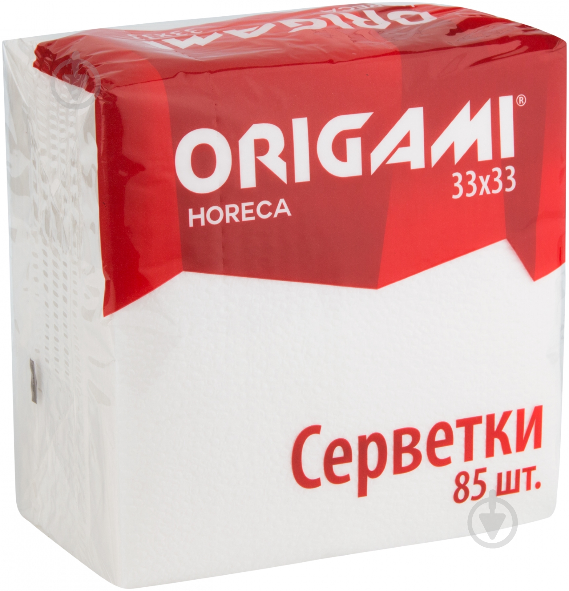 Салфетки столовые Origami Horeca 33х33 см белые 85 шт. - фото 1