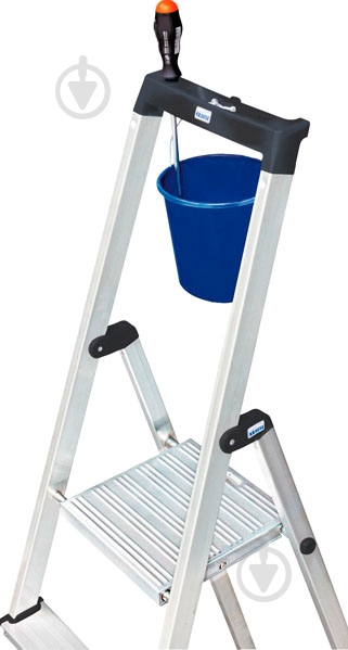 Лестница-стремянка Krause Solidy 7 (126252) c органайзером - фото 5 Лестница-стремянка Krause Solidy 7 (126252) c органайзером - фото 5