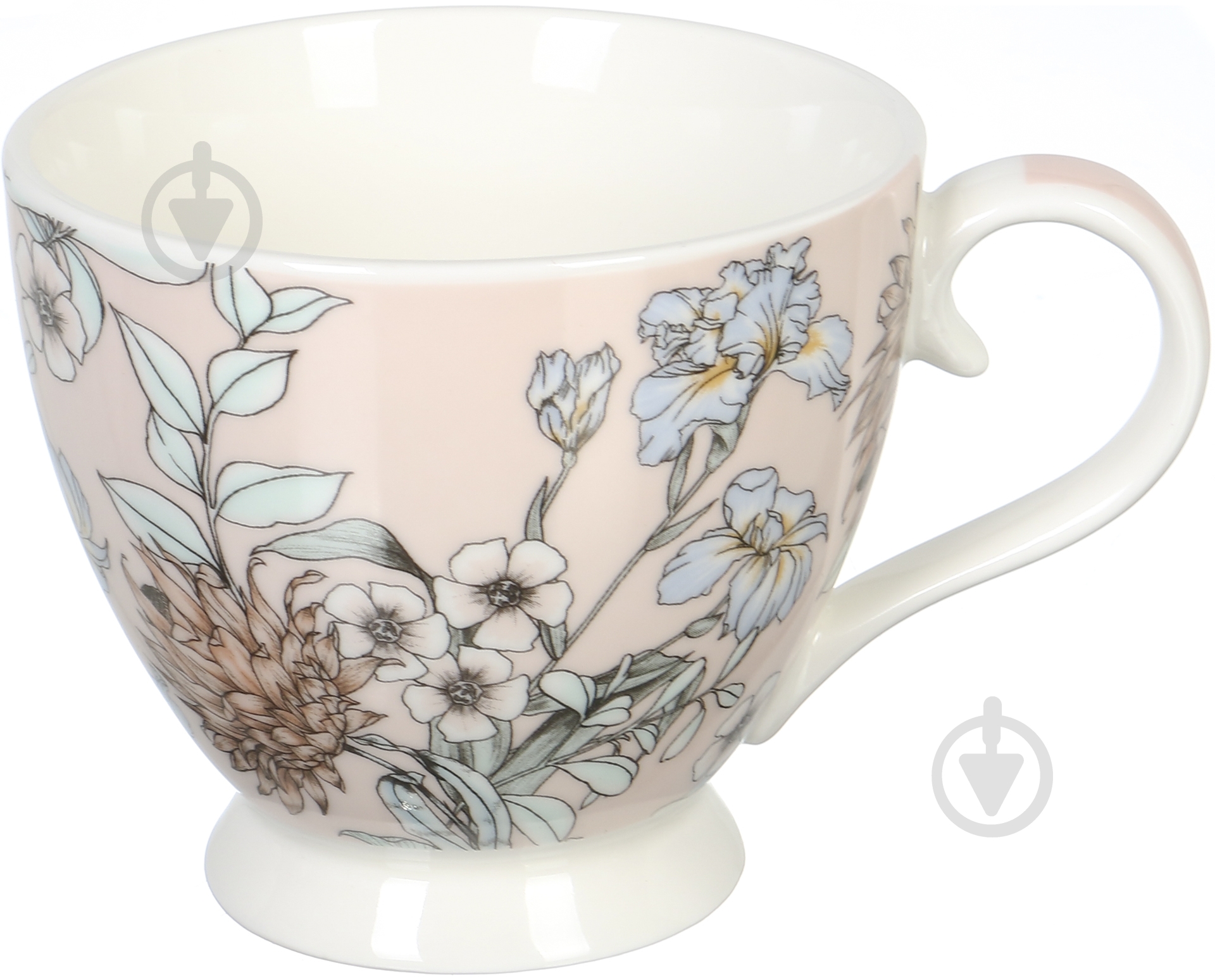 Чашка Fiora на ножке Rustiс Beige 460 мл - фото 1