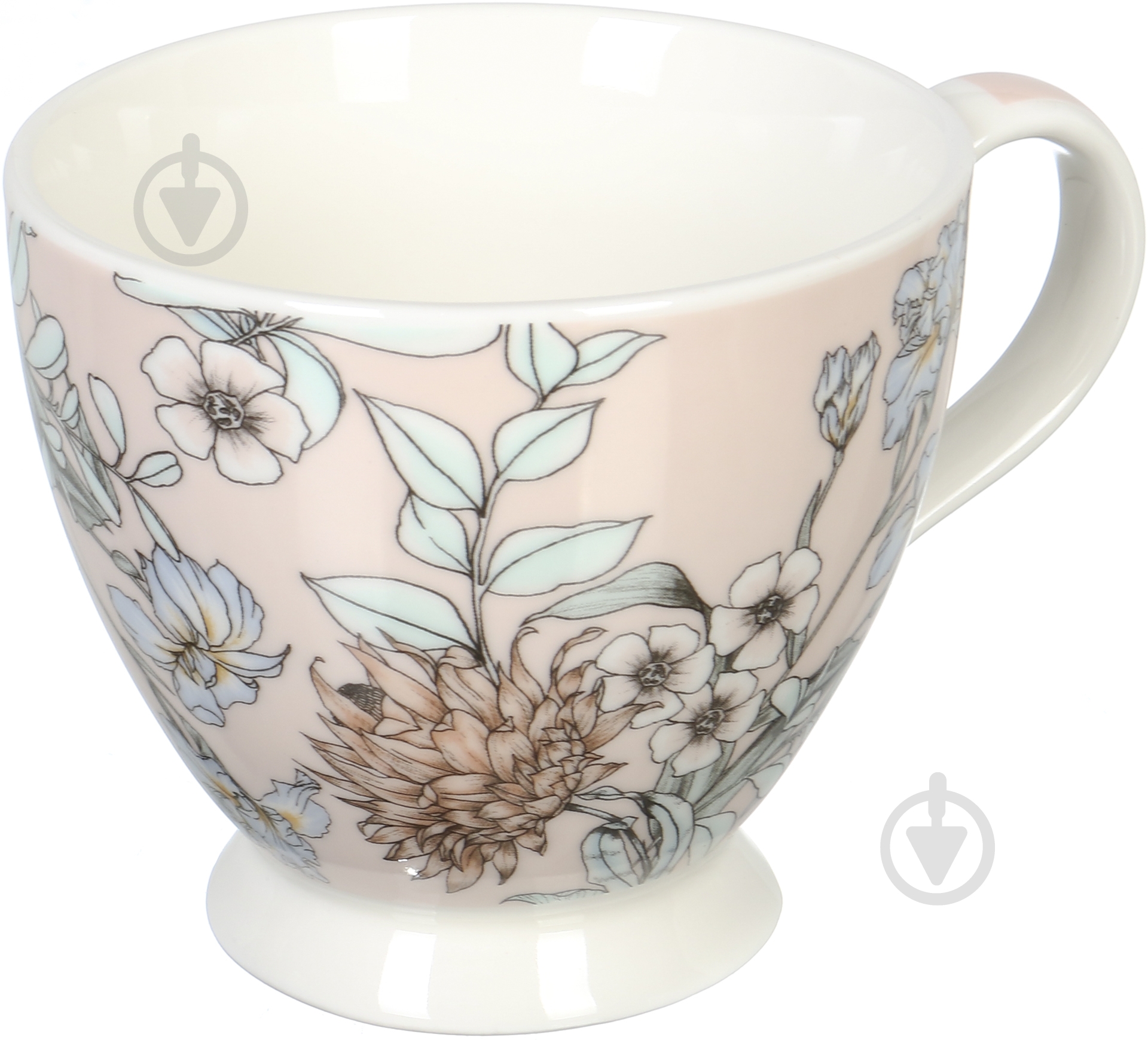 Чашка Fiora на ножке Rustiс Beige 460 мл - фото 2