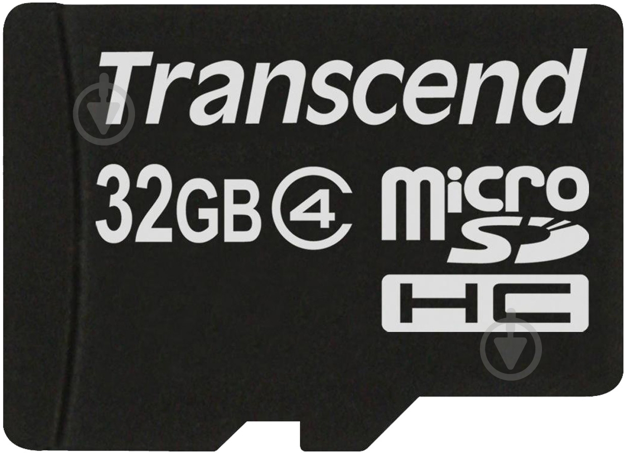 Карта памяти Transcend MicroSDHC 32GB Class 4 (TS32GUSDC4) - фото 1