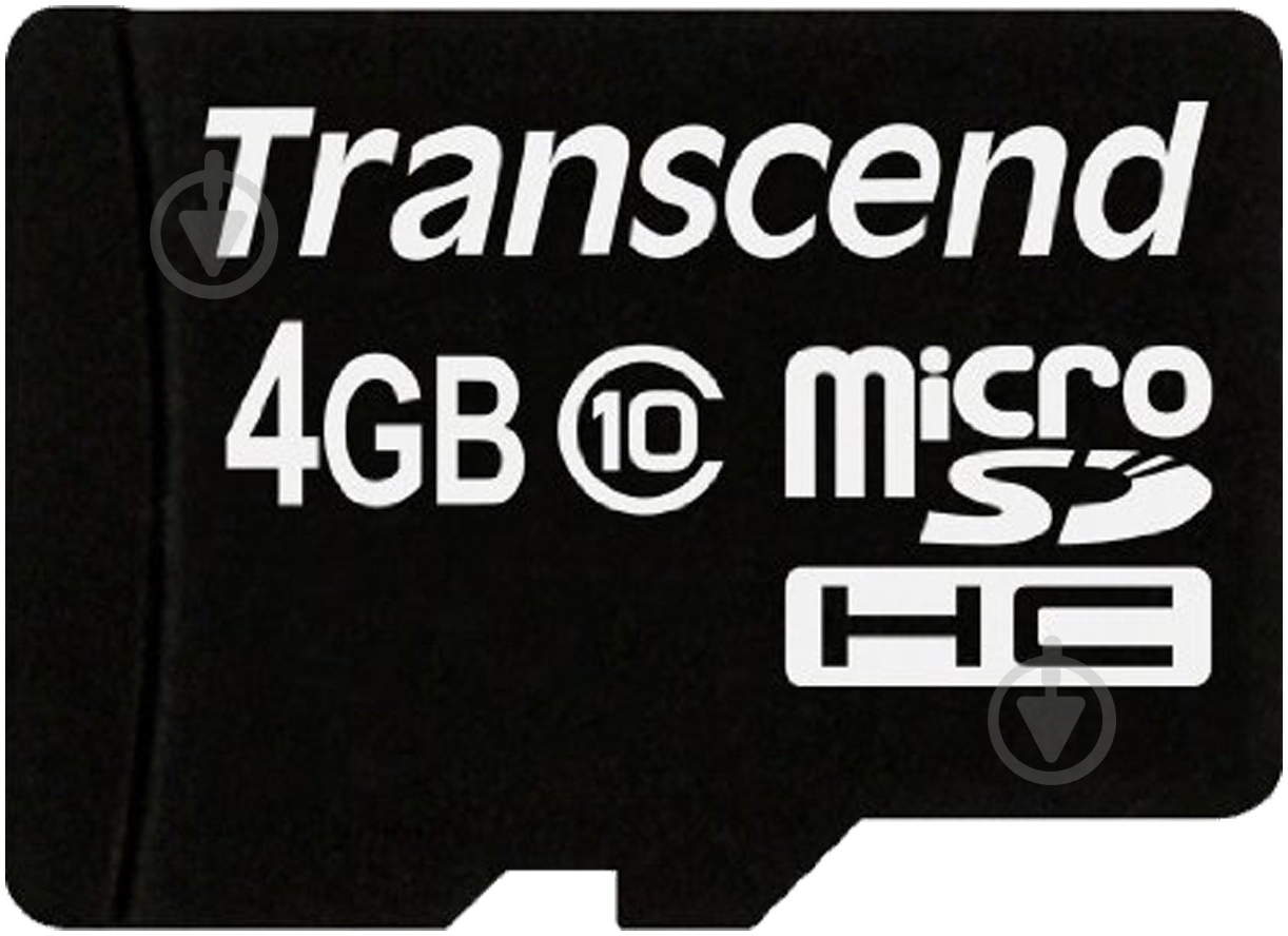 Карта пам'яті Transcend MicroSDHC 4GB + SD adapter (TS4GUSDHC10) - фото 3 Карта пам'яті Transcend MicroSDHC 4GB + SD adapter (TS4GUSDHC10) - фото 3