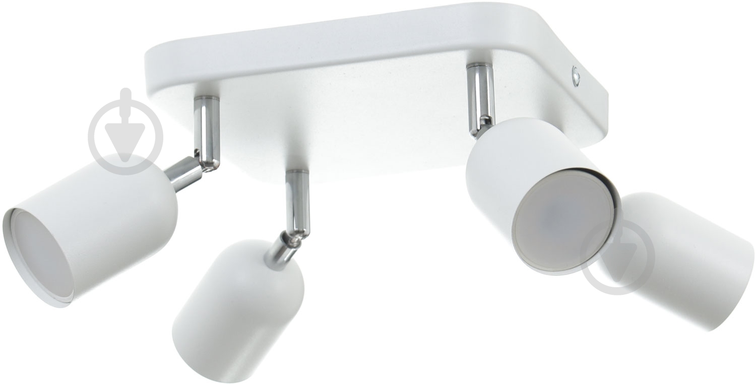 Спот TK Lighting Naro 4x35 Вт GU10 белый/хром 4414 - фото 1