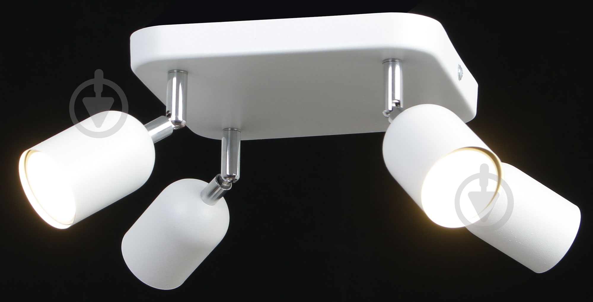 Спот TK Lighting Naro 4x35 Вт GU10 белый/хром 4414 - фото 2