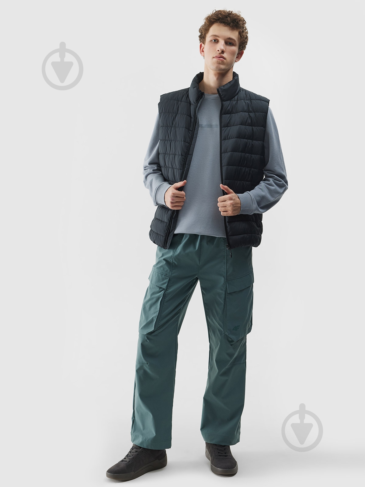 Жилет 4F VEST JACKET M191 4FWSS25TVJAM191-20S р.L чорний - фото 4