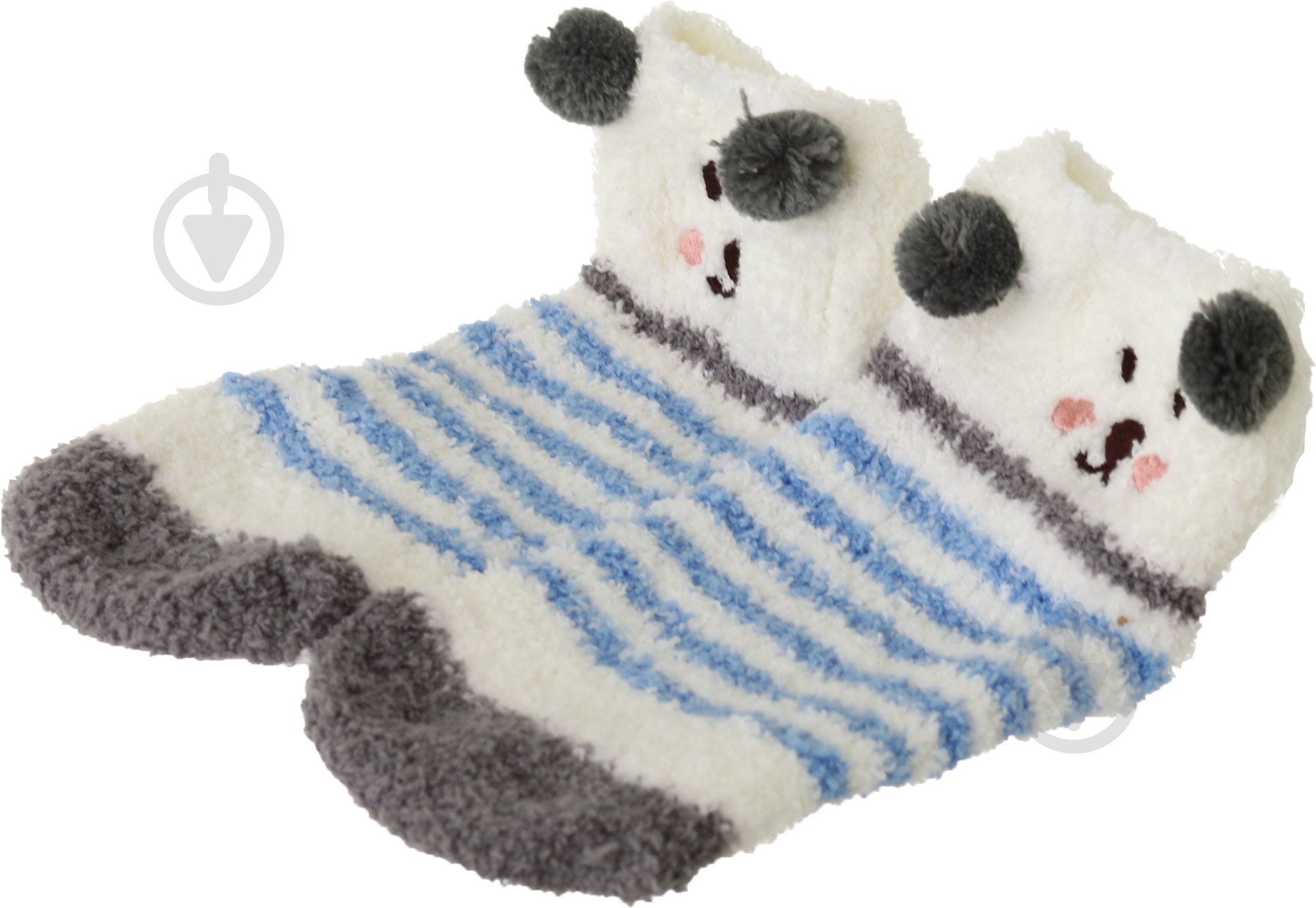 Шкарпетки дитячі для дівчатокдля хлопчиків JIANGSU Fairy MWSE022/blu-whit р.29-31 блакитний із білим - фото 1