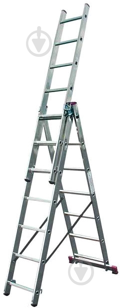 Лестница 3-секционная универсальная Krause Corda 3x7 (030375) - фото 1