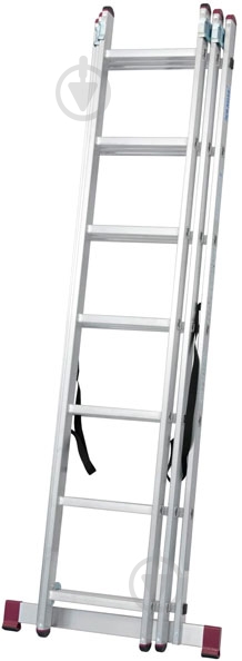 Лестница 3-секционная универсальная Krause Corda 3x7 (030375) - фото 4