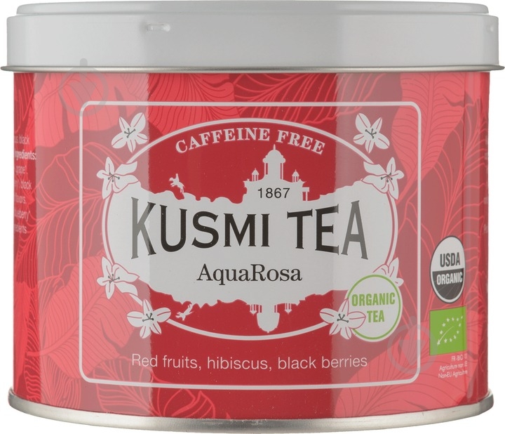 Чай травяной Kusmi tea AquaRosa органический 100 г (Q0816) - фото 1 Чай травяной Kusmi tea AquaRosa органический 100 г (Q0816) - фото 1