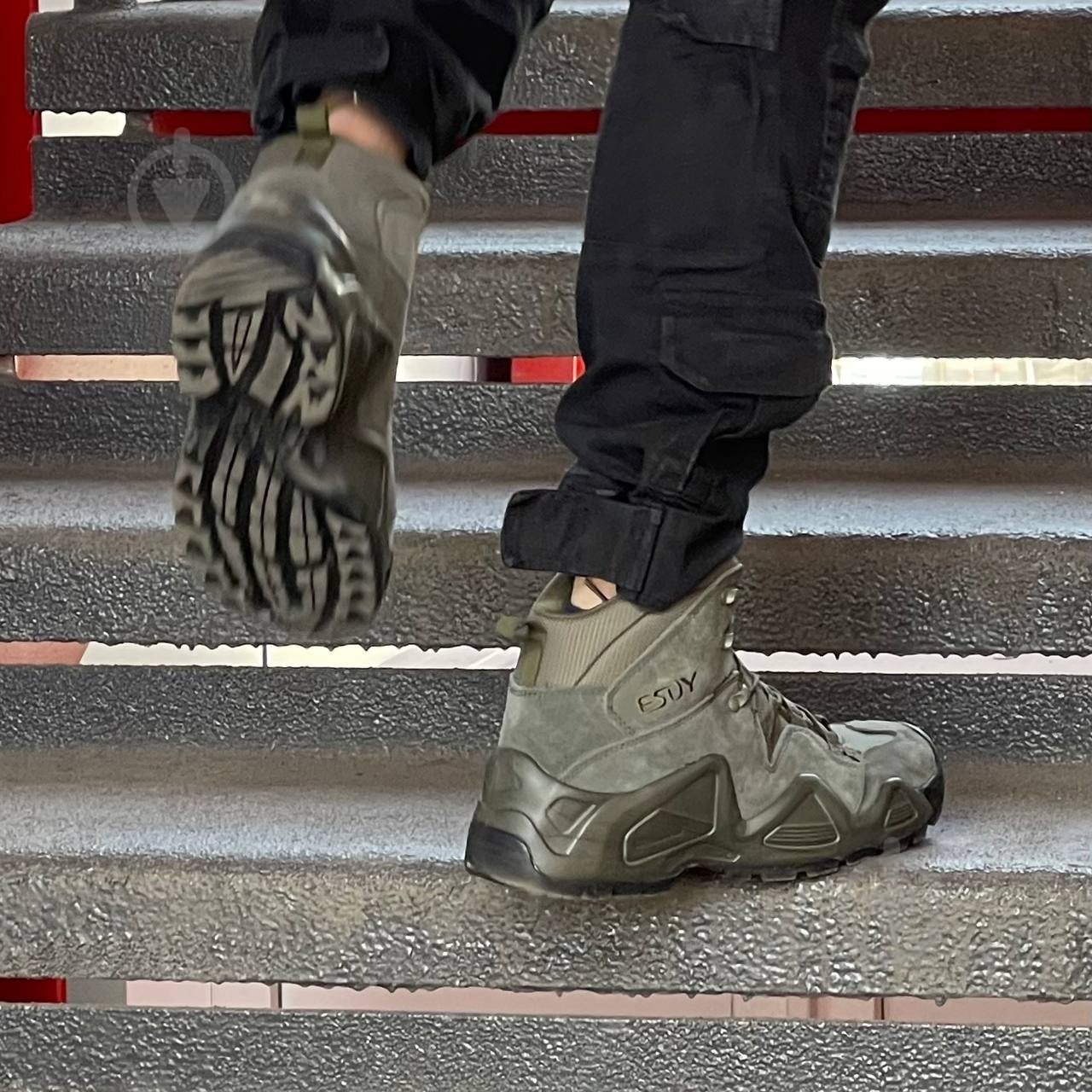 Ботинки туристические ESDY р. 422 оливковый - фото 6