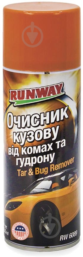 Очиститель кузова RunWay RW6089 450 мл - фото 1 Очиститель кузова RunWay RW6089 450 мл - фото 1
