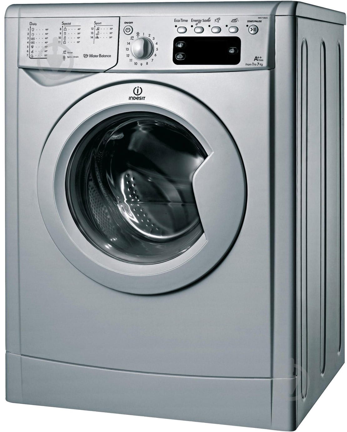 Пральна машина Indesit IWE 71082 S C ECO(EU) - фото 1 Пральна машина Indesit IWE 71082 S C ECO(EU) - фото 1