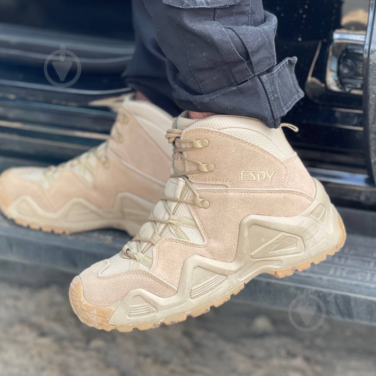 Ботинки туристические ESDY р. 41 песочный - фото 1 Ботинки туристические ESDY р. 41 песочный - фото 1