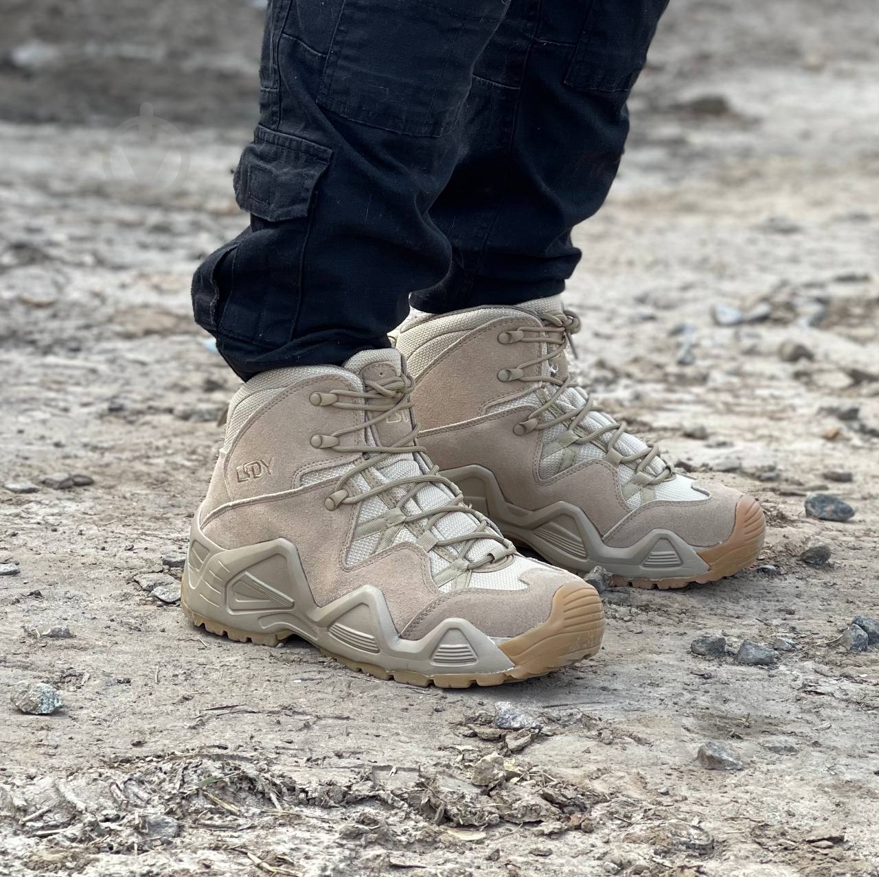 Ботинки туристические ESDY р. 41 песочный - фото 4 Ботинки туристические ESDY р. 41 песочный - фото 4