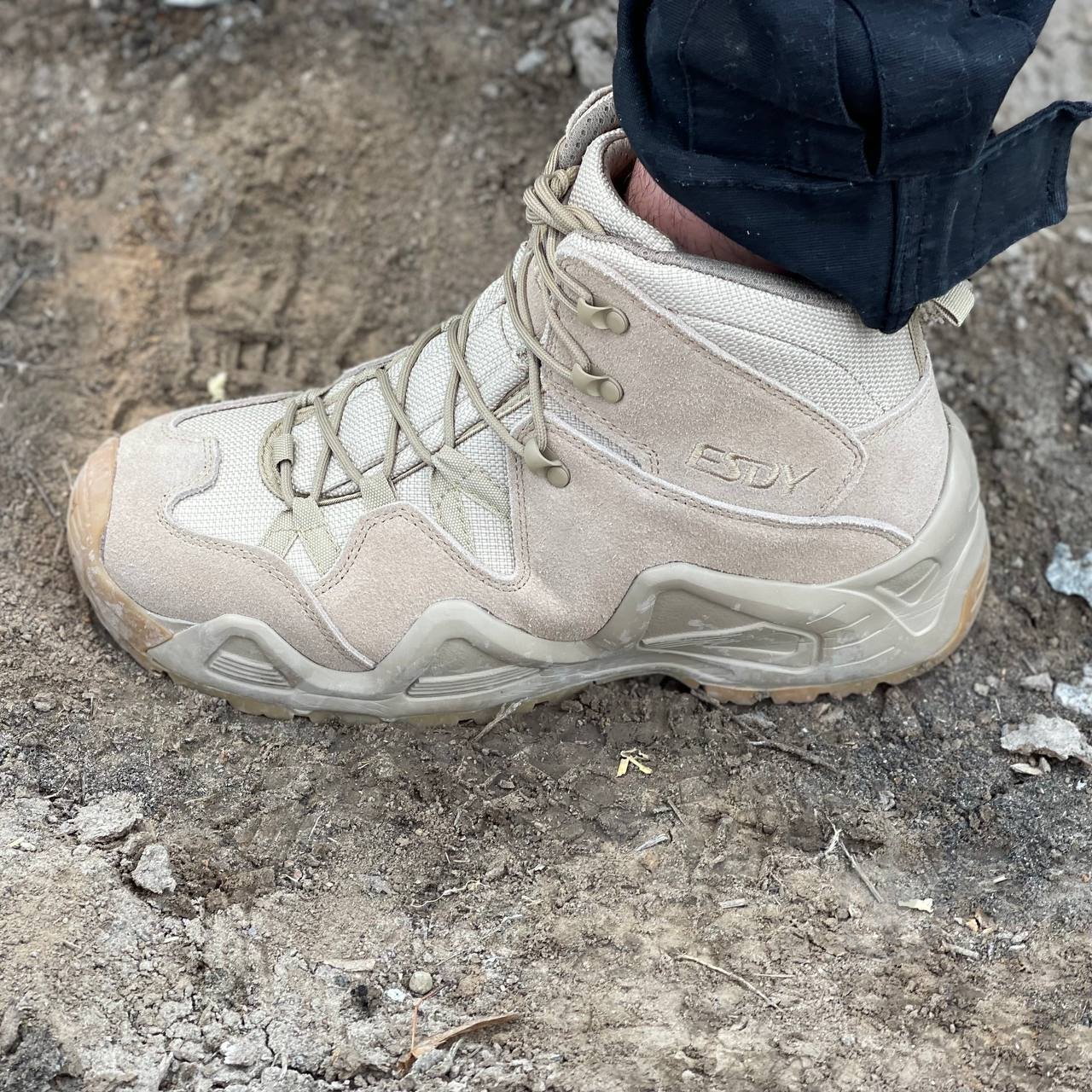 Ботинки туристические ESDY р. 41 песочный - фото 2 Ботинки туристические ESDY р. 41 песочный - фото 2