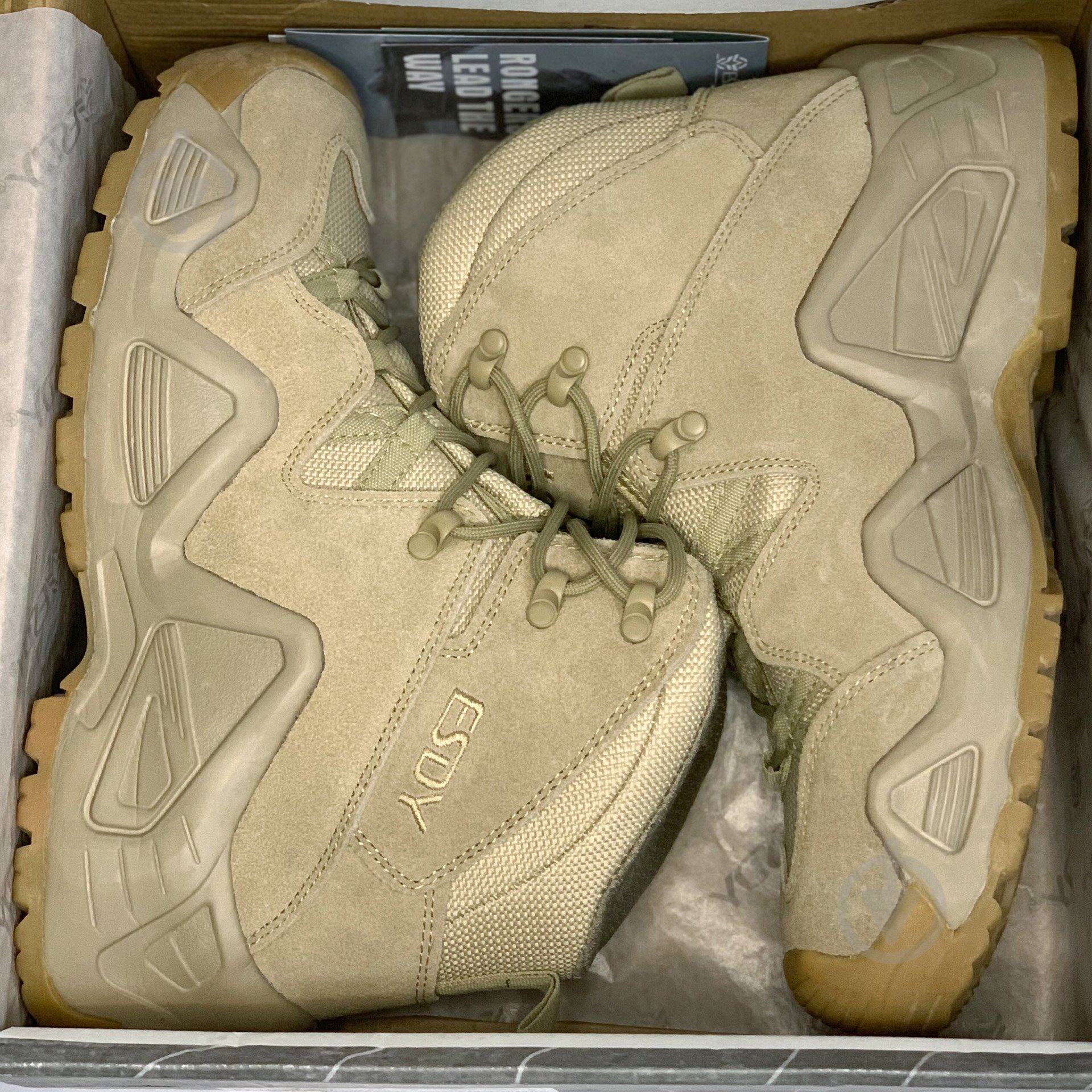 Ботинки туристические ESDY р. 45 светло-коричневый - фото 5