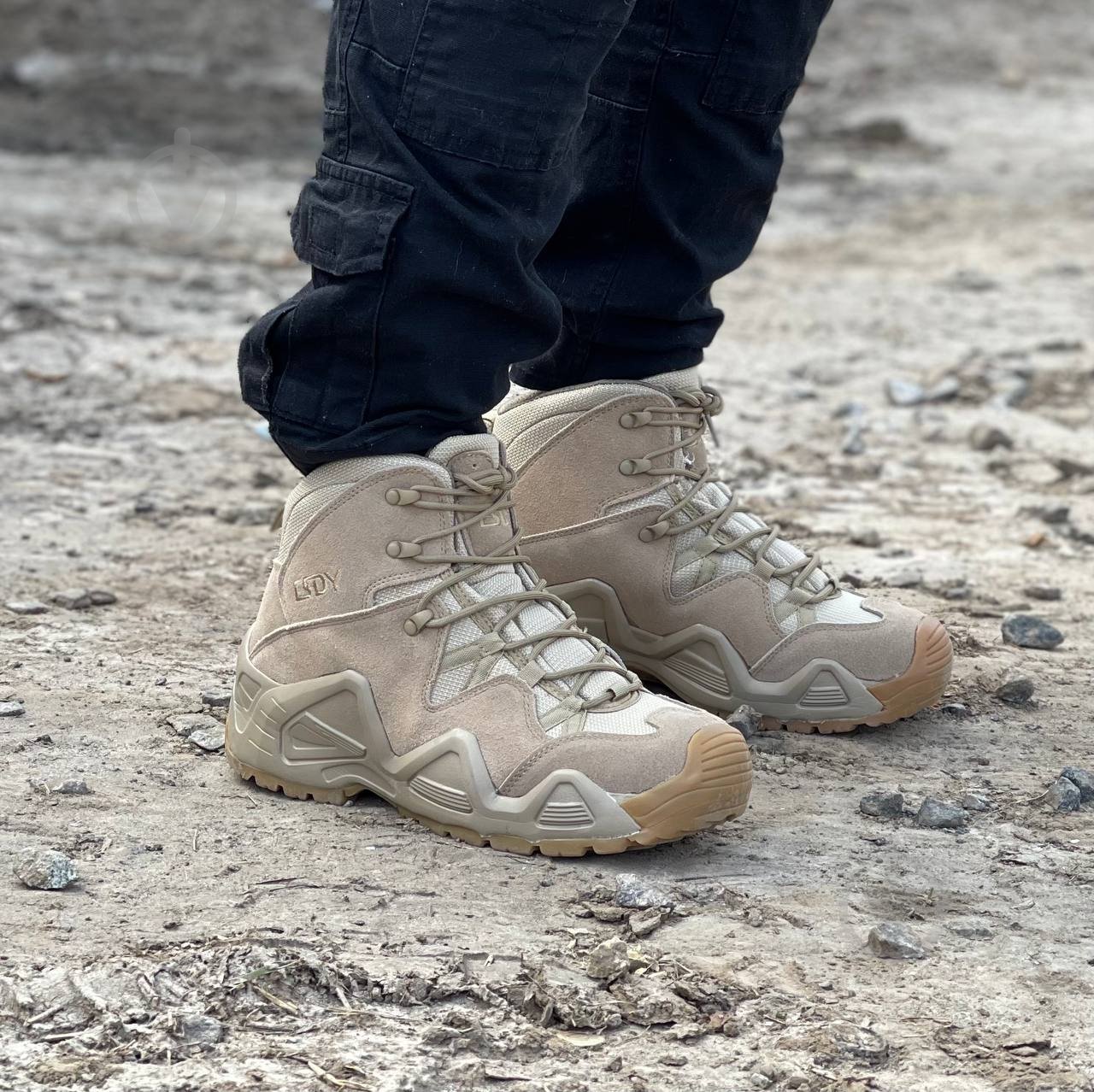 Ботинки туристические ESDY р. 45 светло-коричневый - фото 3