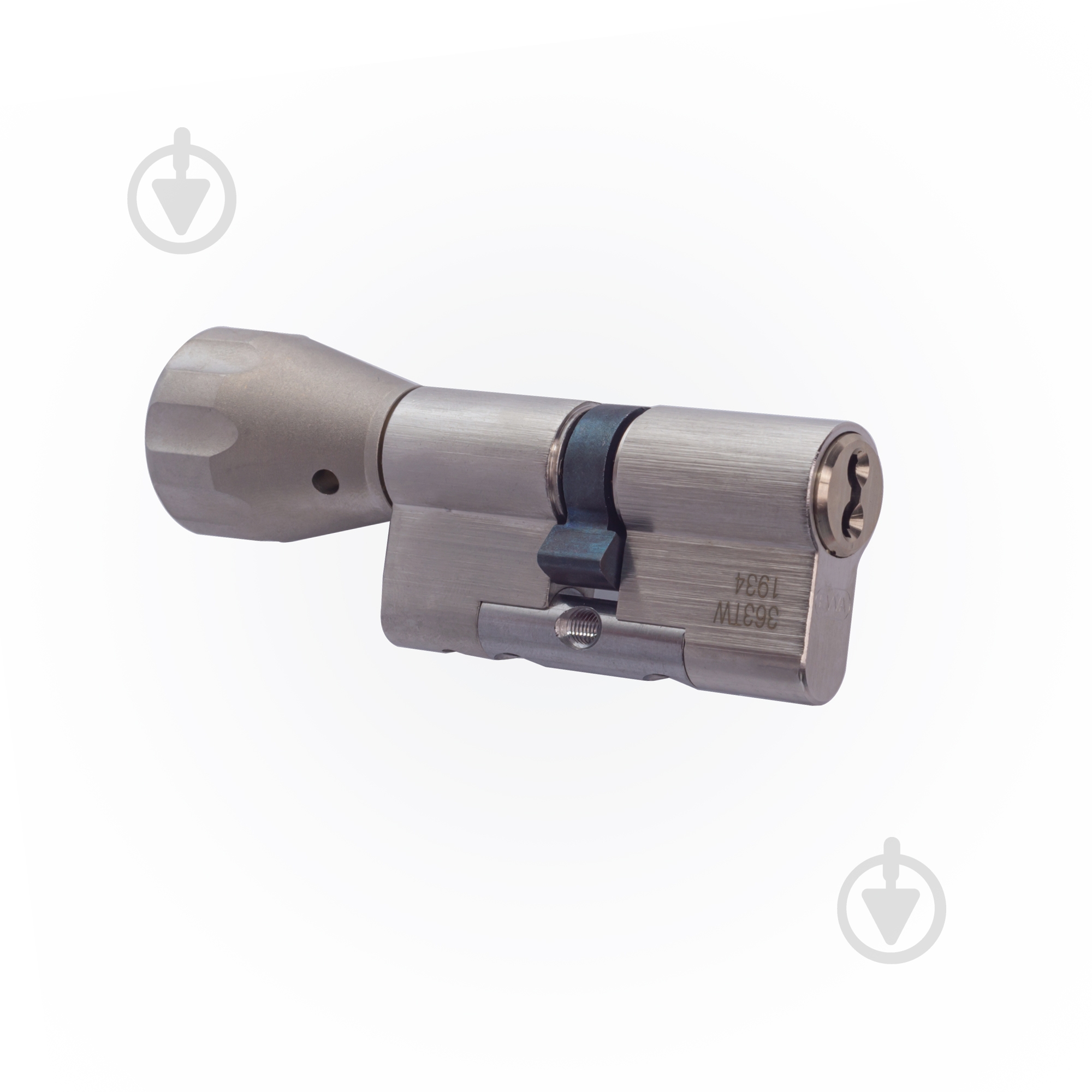 Циліндр EVVA 36x66 ключ-вороток 102 мм нікель 4KS KZ 36/K66 NI - фото 1 Циліндр EVVA 36x66 ключ-вороток 102 мм нікель 4KS KZ 36/K66 NI - фото 1