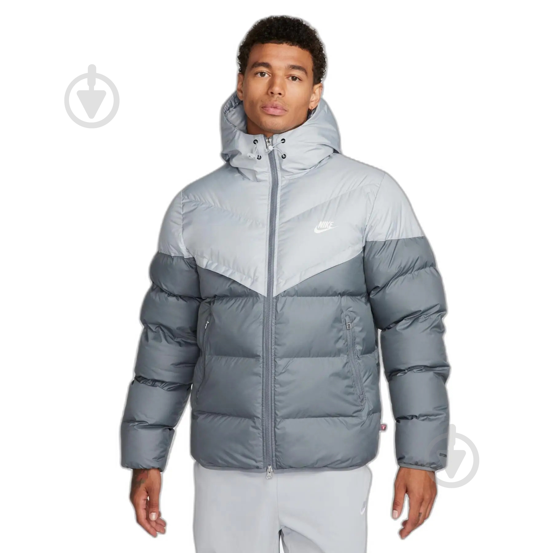 Куртка мужская Nike M NK SF WR PL-FLD HD JKT FB8185-077 р.XL серая - фото 1