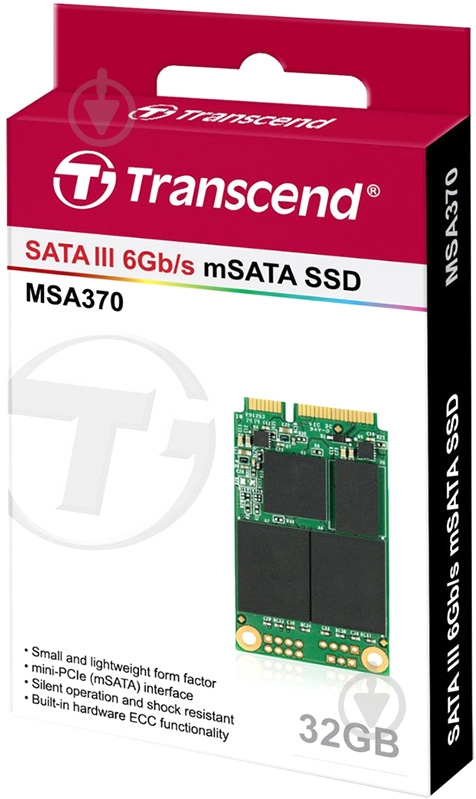 SSD-накопитель TRANSCEND 370 32GB 2,5" SATA III (TS32GMSA370) - фото 2