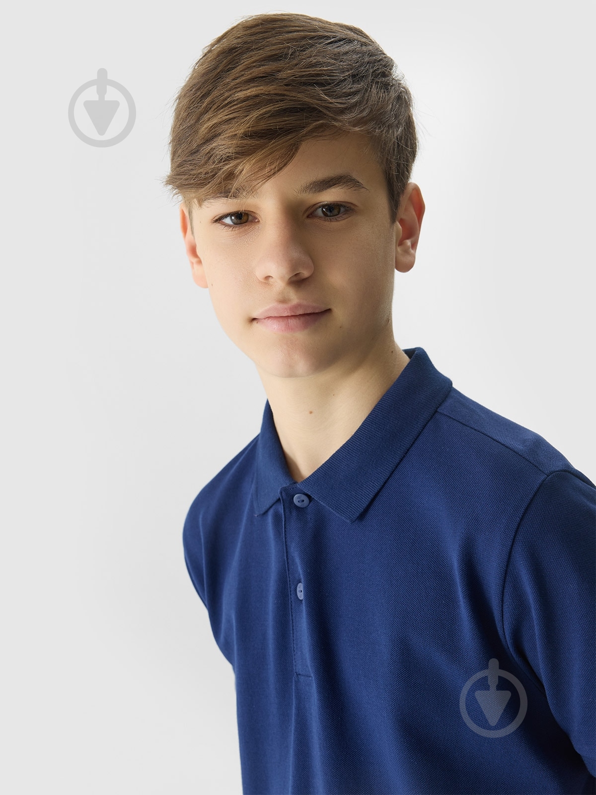 Поло 4F POLO SHIRT M124 4FJWSS24TPTSM124-31S р.152 синий - фото 2