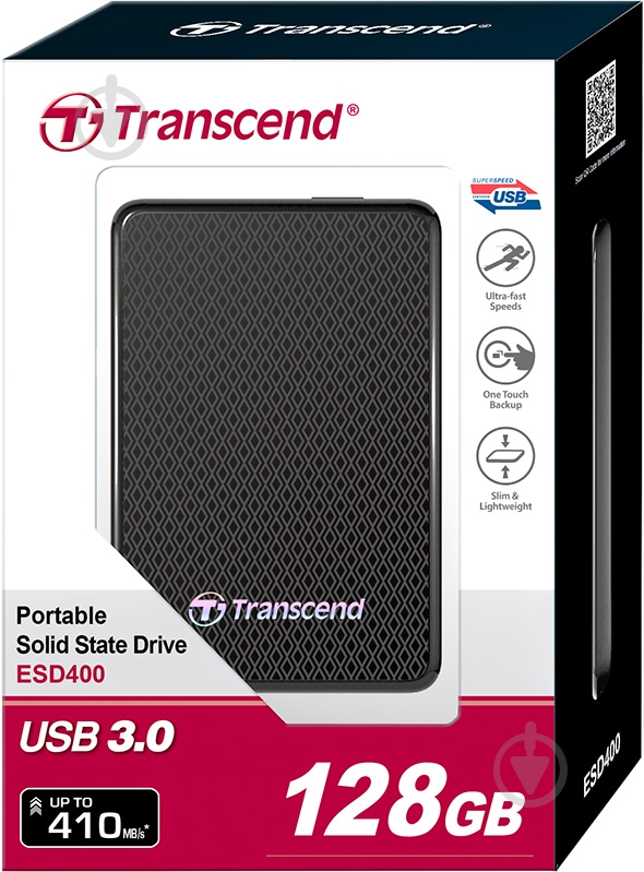 SSD-накопитель TRANSCEND ESD400 128GB 1,8" USB 3.0 MLC (TS128GESD400K) - фото 2 SSD-накопитель TRANSCEND ESD400 128GB 1,8" USB 3.0 MLC (TS128GESD400K) - фото 2