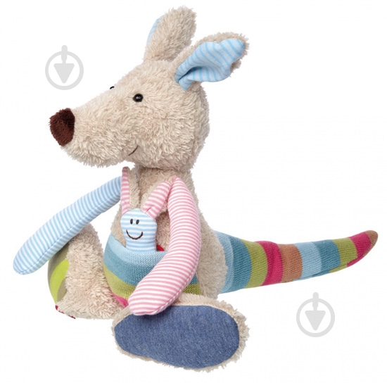 Мягкая игрушка sigikid Patchwork Sweety Кенгуру 28 см разноцветный 38692SK - фото 1 Мягкая игрушка sigikid Patchwork Sweety Кенгуру 28 см разноцветный 38692SK - фото 1
