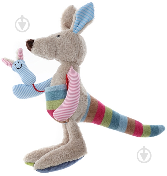 Мягкая игрушка sigikid Patchwork Sweety Кенгуру 28 см разноцветный 38692SK - фото 3 Мягкая игрушка sigikid Patchwork Sweety Кенгуру 28 см разноцветный 38692SK - фото 3