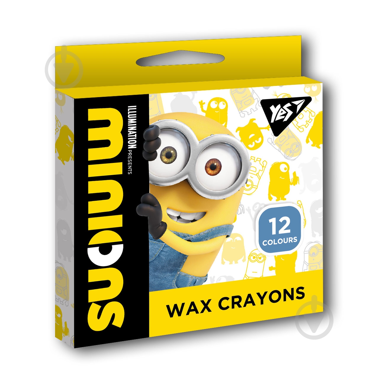 Карандаши восковые Minions 12 шт. YES - фото 1