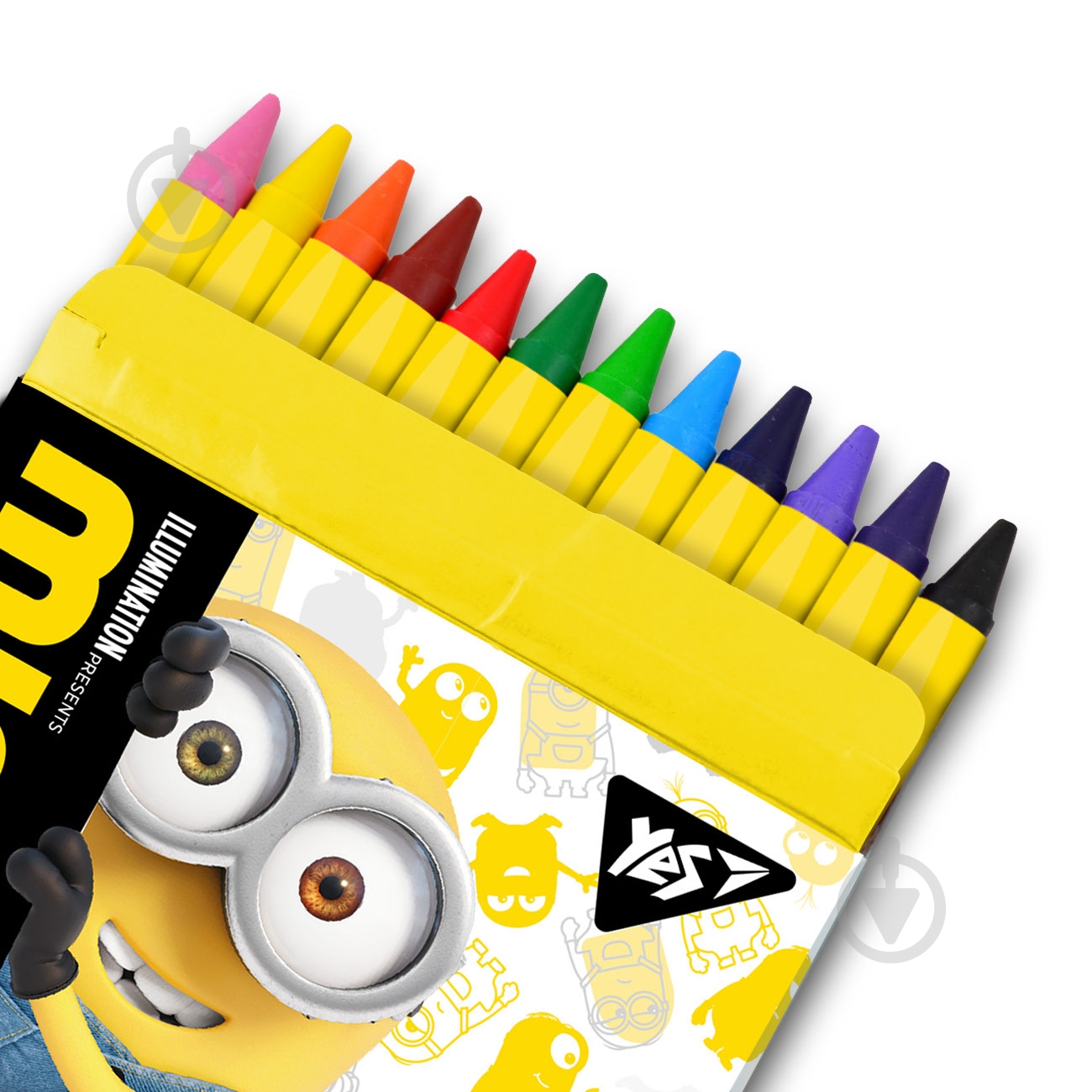 Карандаши восковые Minions 12 шт. YES - фото 3